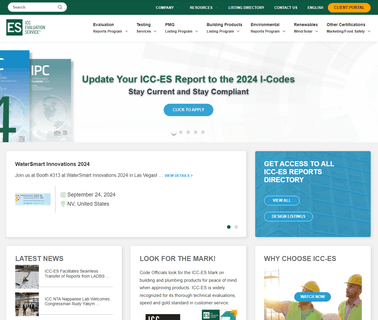 Icc Evaluation Service american standards