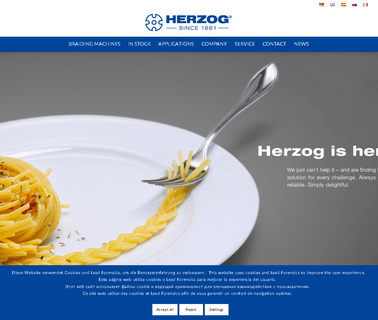 Herzog, August, Maschinenfabrik & Kg weaving knitting machine