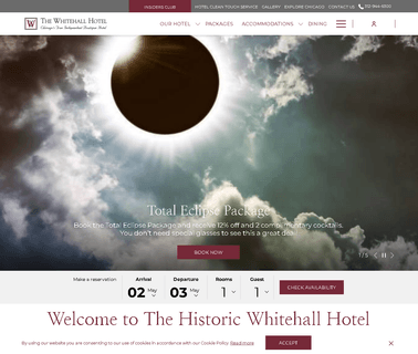 The Whitehall Hotel - Chicago heart modern