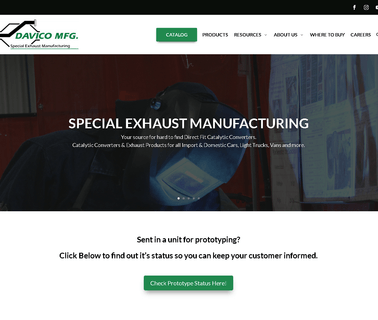Davico Manufacturing exhaust mufflers pipes