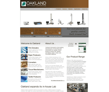 Oakland Instrument Corporation laser optical sensor