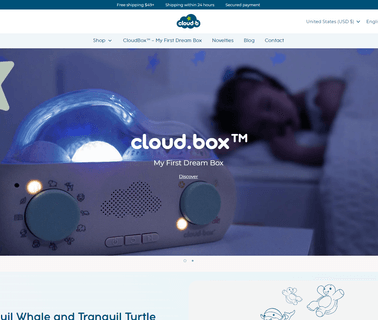 Cloud B battery operated plush