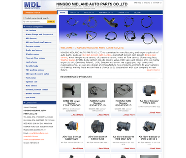 Ningbo Midland Auto Parts resistor auto