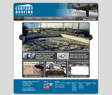 Welcome to Century Roofing sun maintenance