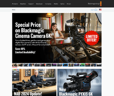 Blackmagic Design video transfer software