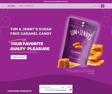 Caramel Sugar Free, Gluten Free, Keto Friendly dentist tooth
