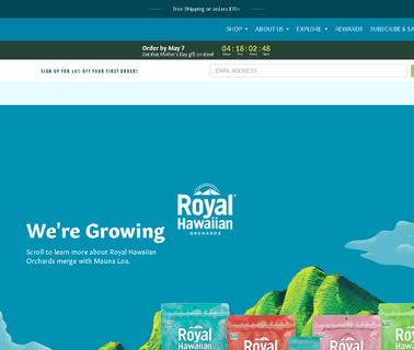 Royal Hawaiian Orchards, Lp free point