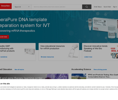 Thermo Fisher Scientific detector monitoring