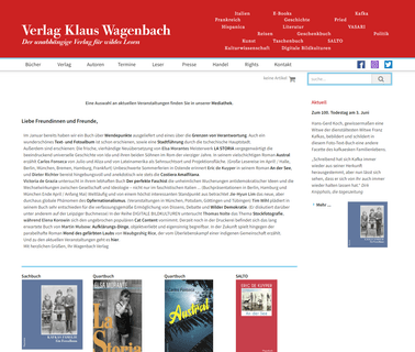 Wagenbach Verlag Klaus Wagenbach Gmbh autobiography memoirs