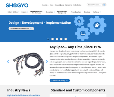 Shogyo International Corporation adaptors connectors