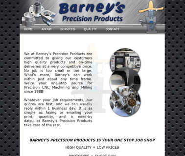 Barneys Precision Products Covina Precision Cnc Machining valves volume
