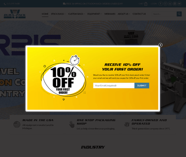Home - Dura-Pack bag closing machines