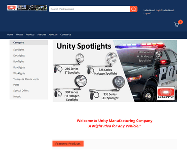 Unity Manufacturing Co unity and