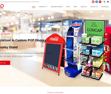 Foshan Jsd Display Manufacturing indoor wall display