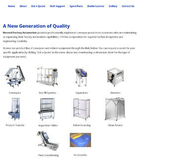 Harvard Factory Automation automatic plastic press