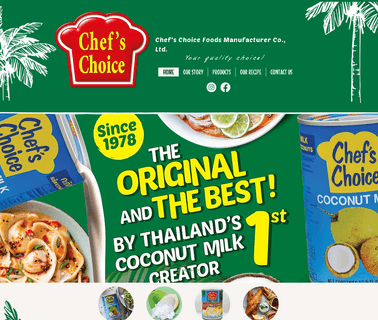 Chefs Choice Foods Manufacturer juice thai