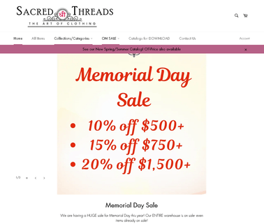 Sacred Threads skirts special