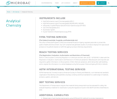 Case Laboratories dot services