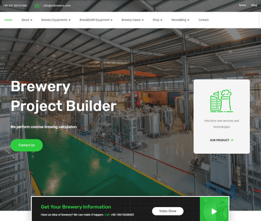 Shanong Jinan Tiantai Beer Equipment 1000l
