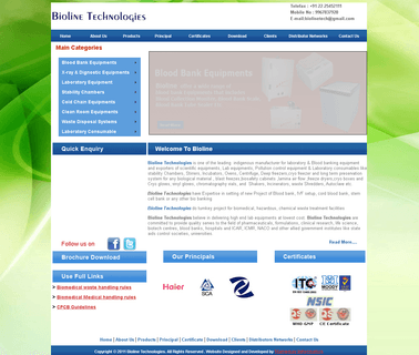 Bioline Technologies diagnostic monitor