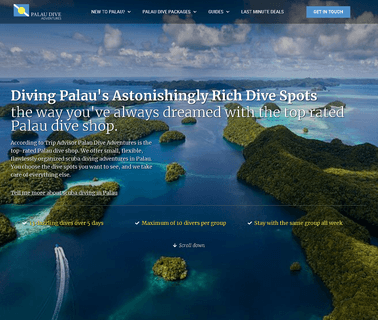 Palau Dive Adventures adventures trip