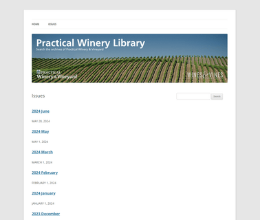 Practical Winery & Vineyard/ Wines & Vines vines flowering