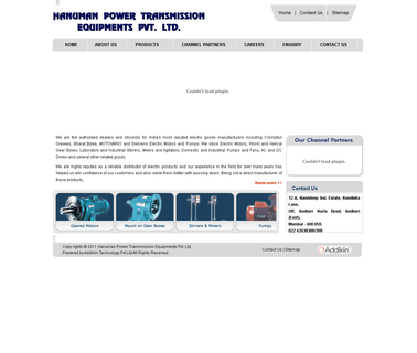Hanuman Power Transmission Eqpt. P. Ltd. general purpose motor