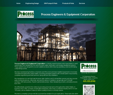 Process Engineers and Equipment Corporation dewatering submersible pumps