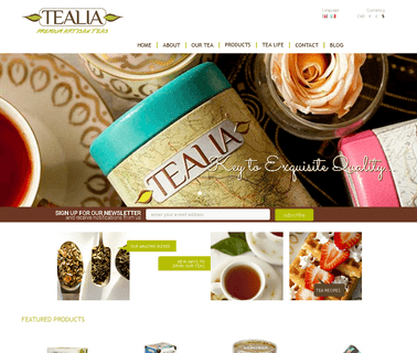 Tealia Teas Canada Inc. first step
