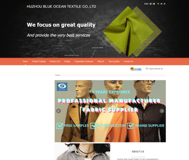 Huzhou Blue Ocean Textile twill corduroy