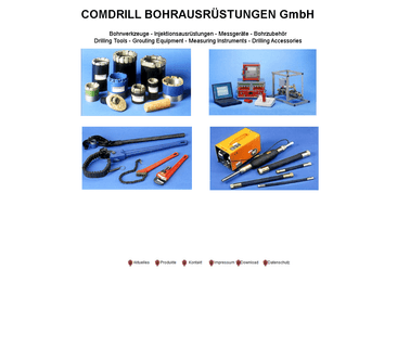 Comdrill Bohrausrüstungen Gmbh logo screen printing