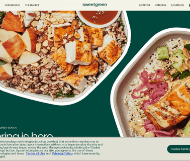 Sweetgreen food tastes