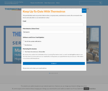 Thermotron Industries Leaders In temperature shock chambers