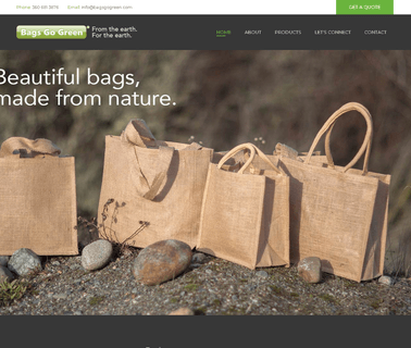Home - Bags Go Green cotton totes