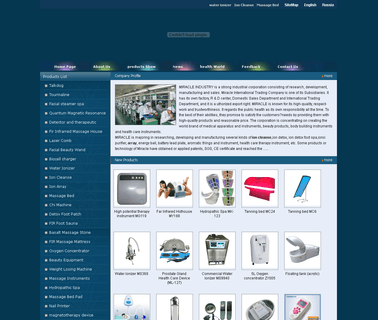 Miracle International Trading detox ionizer