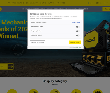 Esab Welding & Cutting Products jointed gouging