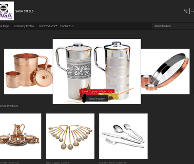 Saga Steels jug set