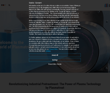 Plasmatreat North America atmospheric pressure
