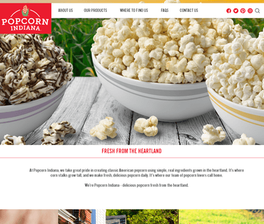 Popcorn Indiana snack items