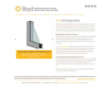 Boyd Aluminum Mfg. aluminum construction hardware