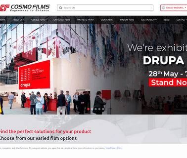 Cosmo Films Ltd. coated clear film