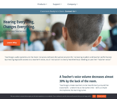 Teachlogic, microphone support