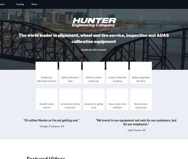 Hunter Engineering Co. brake lathes