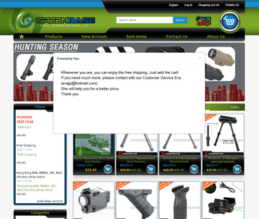 Xiamen Greenbase Trading blowback pistol