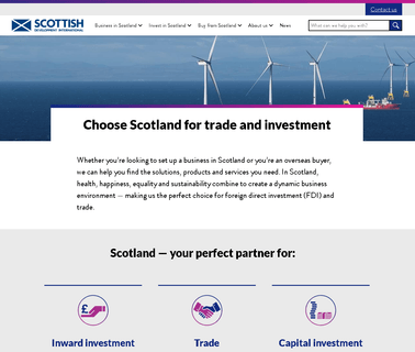 Scottish Development International fruit flavoured drinks