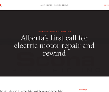 Company Scona Electric Inc company