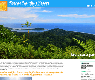 Kosrae Nautilus Resort micronesia
