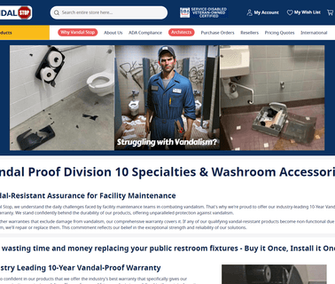 Vandal Stop Products dispensers service