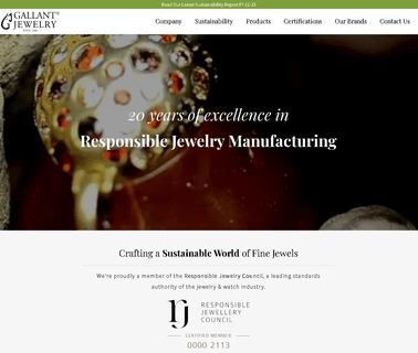 Gallant Jewelry ring silver sterling stone
