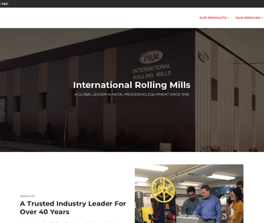 International Rolling Mills mill casting